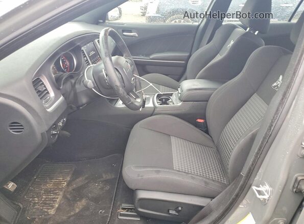 2C3CDXGJ5KH624422 2019 DODGE CHARGER Gray წინა სალონის ხედი