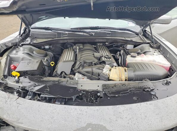 2C3CDXGJ5KH624422 2019 DODGE CHARGER Gray უკანა სალონის ხედი