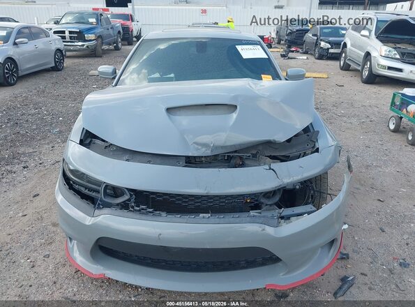 2C3CDXGJ5MH578058 2021 DODGE CHARGER Gray Սալոնի հետևի տեսք