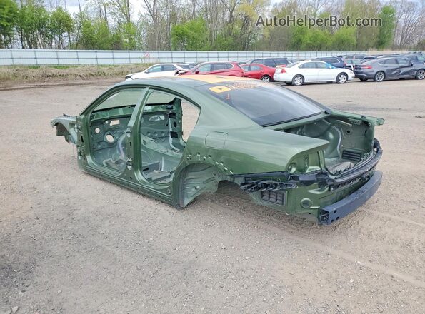 2C3CDXGJ5MH584555 2021 DODGE CHARGER Green Задня ліва чверть