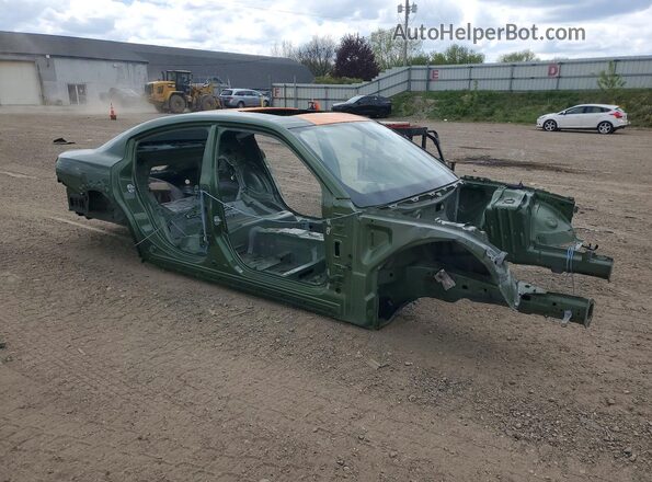 2C3CDXGJ5MH584555 2021 DODGE CHARGER Green Передня права чверть