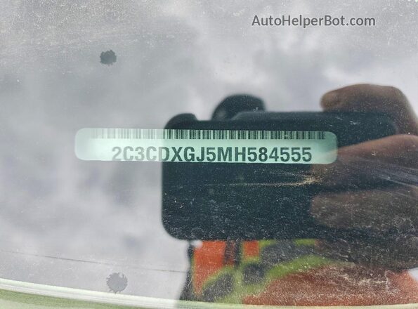 2C3CDXGJ5MH584555 2021 DODGE CHARGER Green Вид підкапотного простору