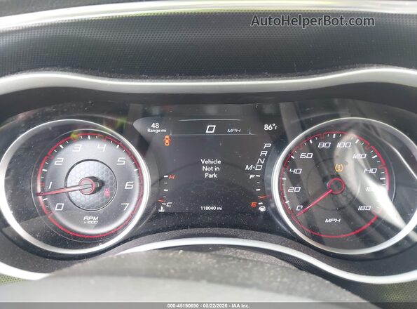 2C3CDXGJ7JH152433 2018 DODGE CHARGER Black Հետևի նստատեղերի տեսք