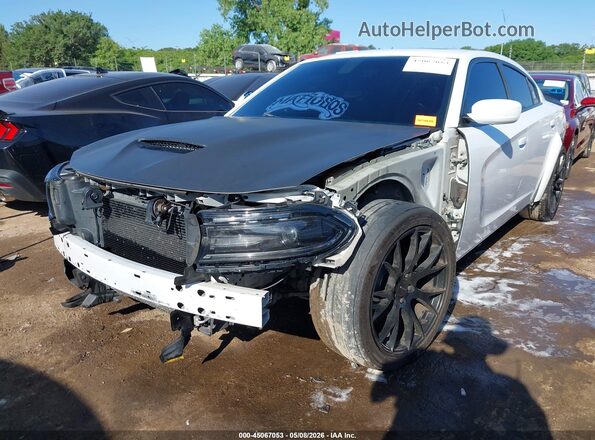 2C3CDXGJ7LH237582 2020 DODGE CHARGER White Vista tres cuartos delantera izquierda