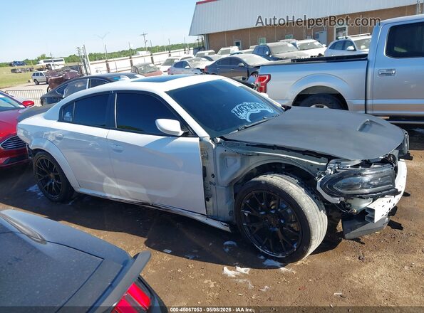 2C3CDXGJ7LH237582 2020 DODGE CHARGER White Vista interior trasera