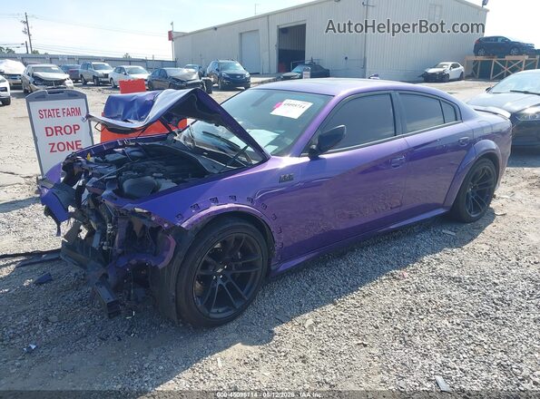 2C3CDXGJ7PH679137 2023 DODGE CHARGER Фиолетовый Передняя левая четверть
