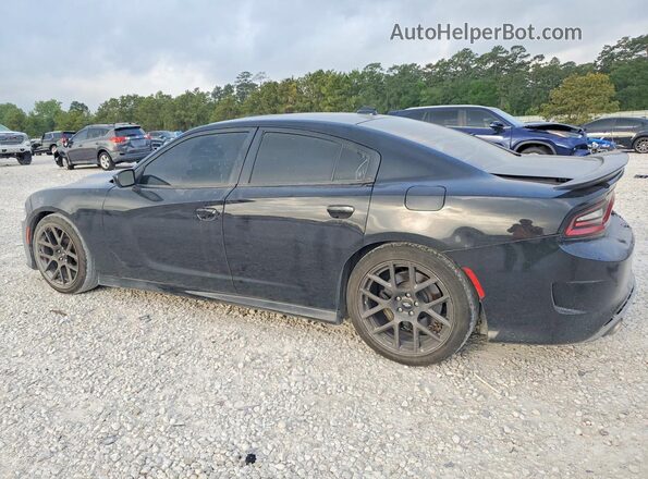 2C3CDXGJ8HH614086 2017 DODGE CHARGER Black Задня ліва чверть