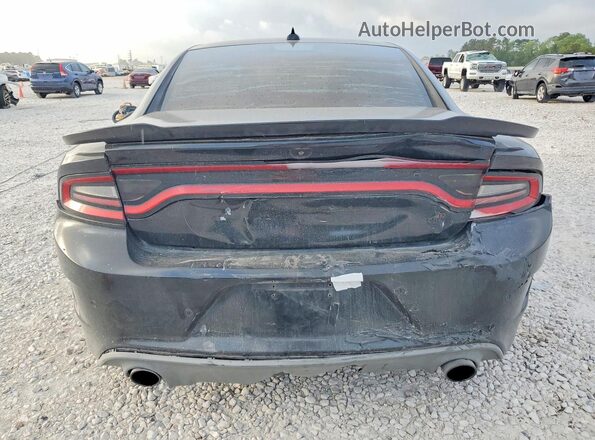 2C3CDXGJ8HH614086 2017 DODGE CHARGER Black Вид ззаду