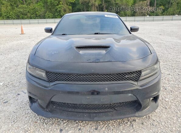 2C3CDXGJ8HH614086 2017 DODGE CHARGER Black Вид спереду