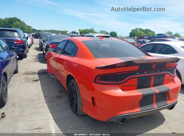 2C3CDXGJ8LH244881 2020 DODGE CHARGER Оранжевый Задняя левая четверть