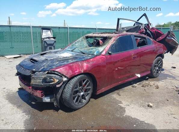 2C3CDXGJ9LH181998 2020 DODGE CHARGER Red Передня ліва чверть