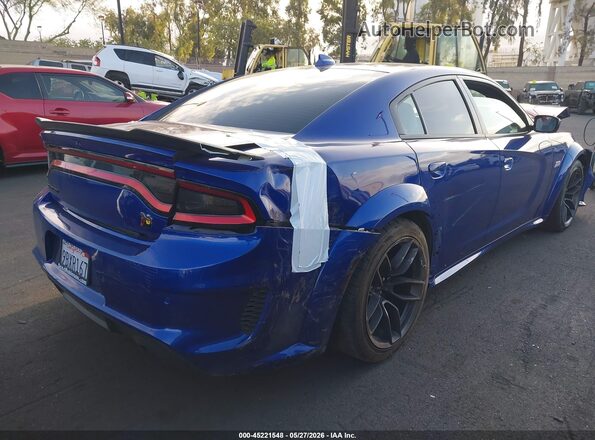 2C3CDXGJ9LH192239 2020 DODGE CHARGER Blue უკანა მარჯვენა