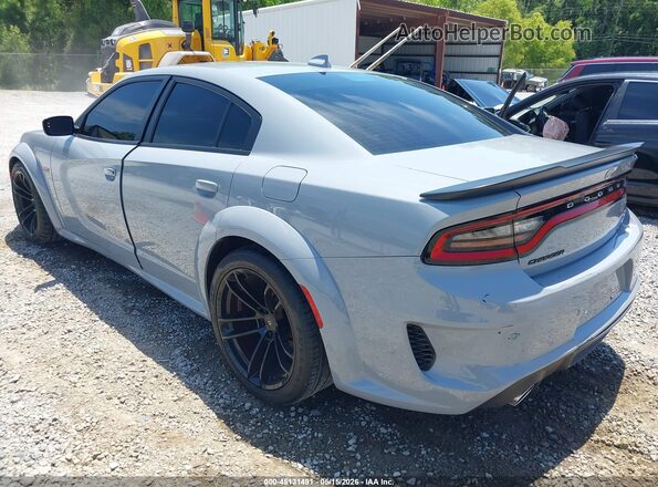 2C3CDXGJ9NH189571 2022 DODGE CHARGER Gray Trasero izquierdo