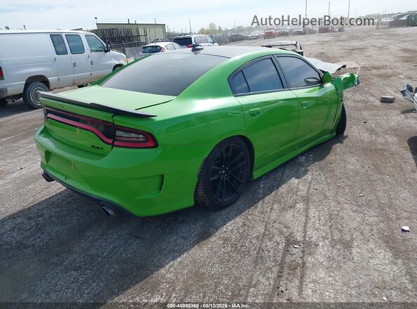 2C3CDXGJXHH556658 2017 DODGE CHARGER Green უკანა მარჯვენა