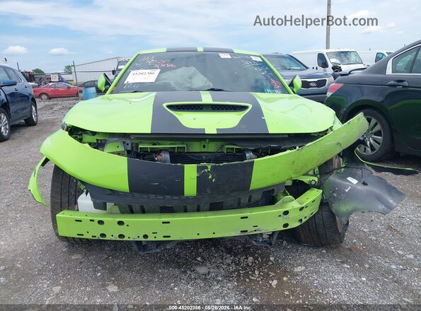 2C3CDXGJXKH736021 2019 DODGE CHARGER Green Front view