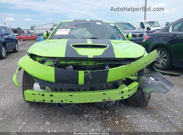 2C3CDXGJXKH736021 2019 DODGE CHARGER Green Instrument cluster view
