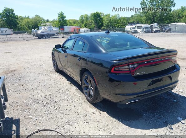 2C3CDXHG0GH187911 2016 DODGE CHARGER Black უკანა მარცხენა