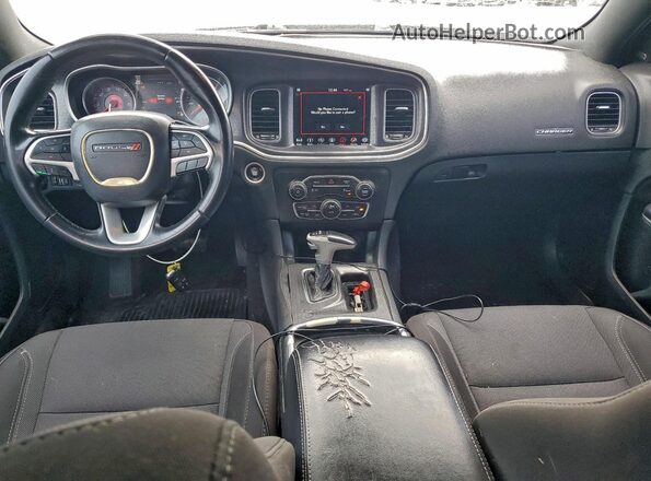 2C3CDXHG0JH216038 2018 DODGE CHARGER Black Dashboard view