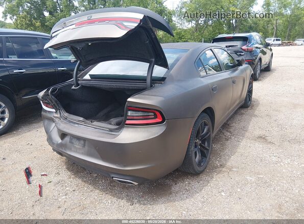 2C3CDXHG1JH227162 2018 DODGE CHARGER Gray Trasero derecho