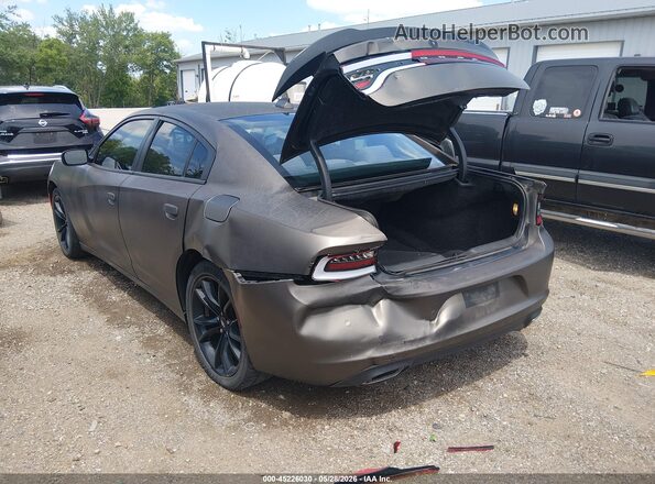 2C3CDXHG1JH227162 2018 DODGE CHARGER Gray Trasero izquierdo