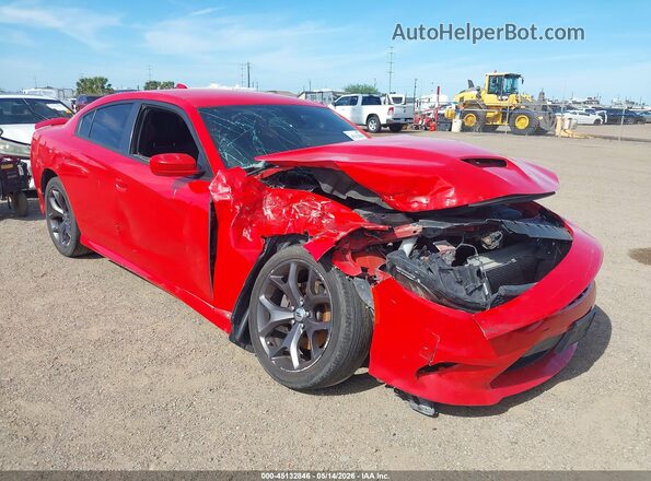 2C3CDXHG1KH561984 2019 DODGE CHARGER Red Դիմացի տեսք