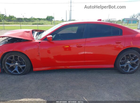 2C3CDXHG1KH561984 2019 DODGE CHARGER Red Սալոնի հետևի տեսք
