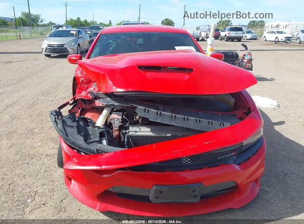 2C3CDXHG1KH561984 2019 DODGE CHARGER Red Առջևի վահանակի տեսք