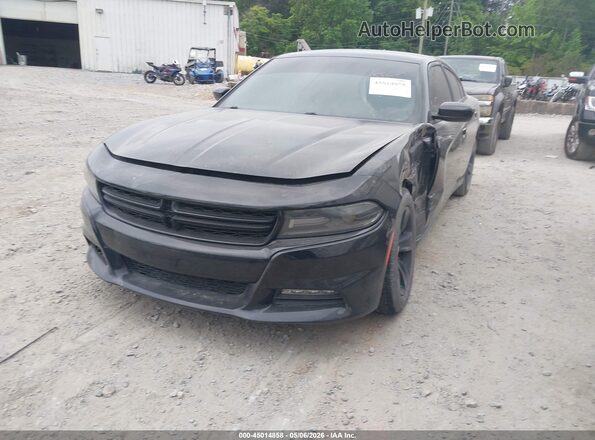 2C3CDXHG2GH265945 2016 DODGE CHARGER Черный Передняя левая четверть