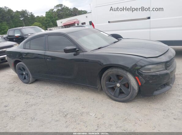 2C3CDXHG2GH265945 2016 DODGE CHARGER Черный Вид задней части салона