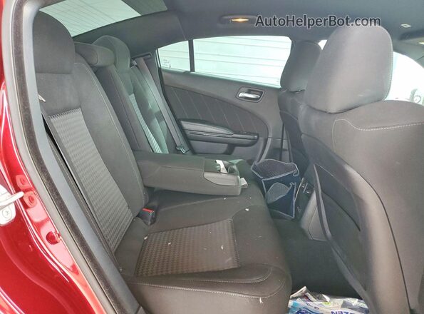 2C3CDXHG2MH656203 2021 DODGE CHARGER Maroon Вид задніх сидінь