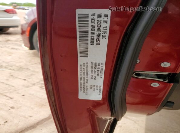 2C3CDXHG2MH656203 2021 DODGE CHARGER Maroon Вид підкапотного простору