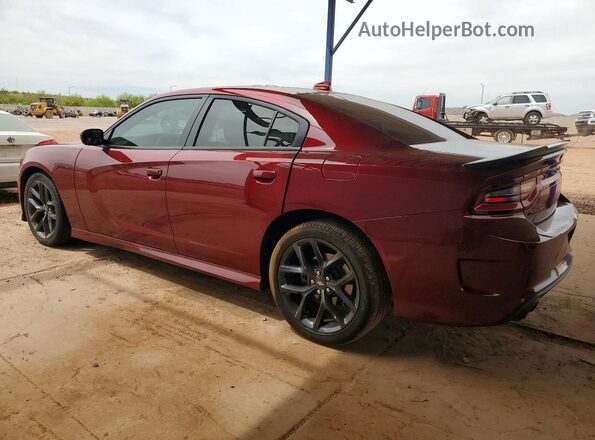 2C3CDXHG2MH656203 2021 DODGE CHARGER Maroon Задня ліва чверть