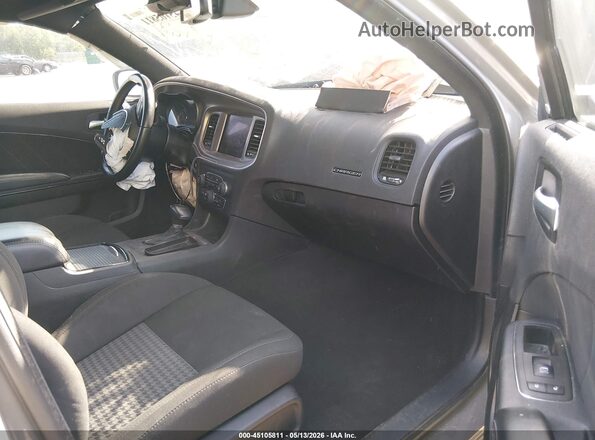 2C3CDXHG2PH611699 2023 DODGE CHARGER Gray Widok wnętrza z przodu