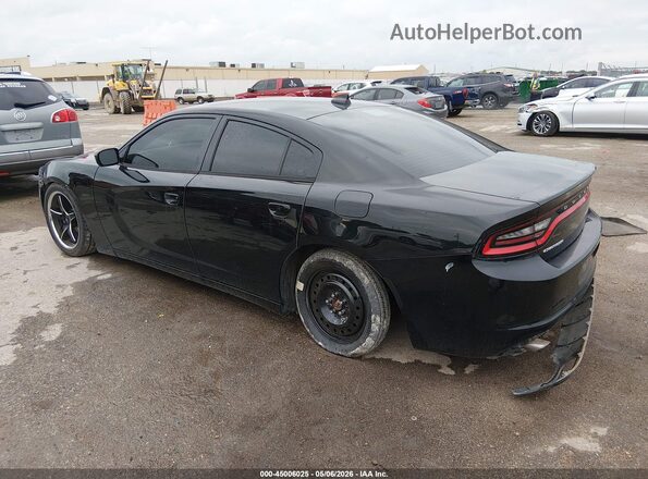 2C3CDXHG3GH158841 2016 DODGE CHARGER Черный Задняя левая четверть