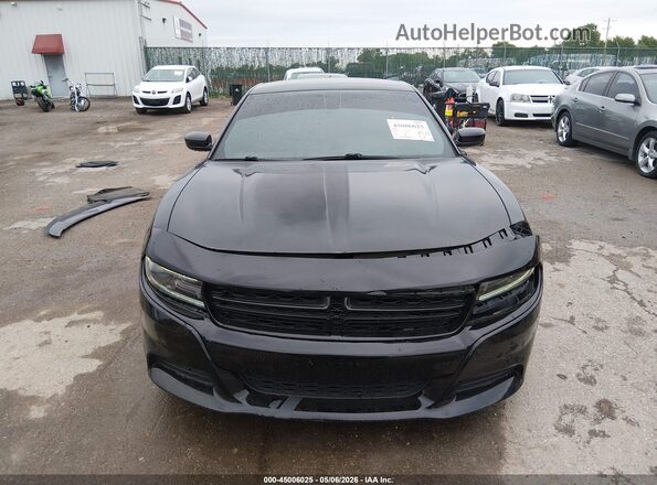 2C3CDXHG3GH158841 2016 DODGE CHARGER Черный Вид задней части салона