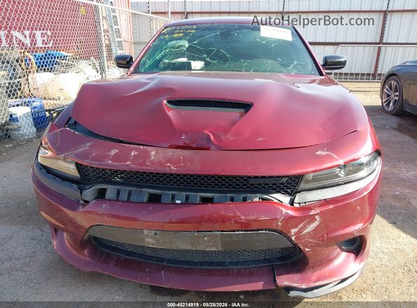 2C3CDXHG3MH603929 2021 DODGE CHARGER Maroon წინა ხედი
