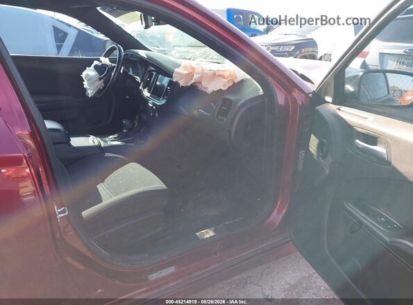 2C3CDXHG3MH603929 2021 DODGE CHARGER Maroon წინა სალონის ხედი