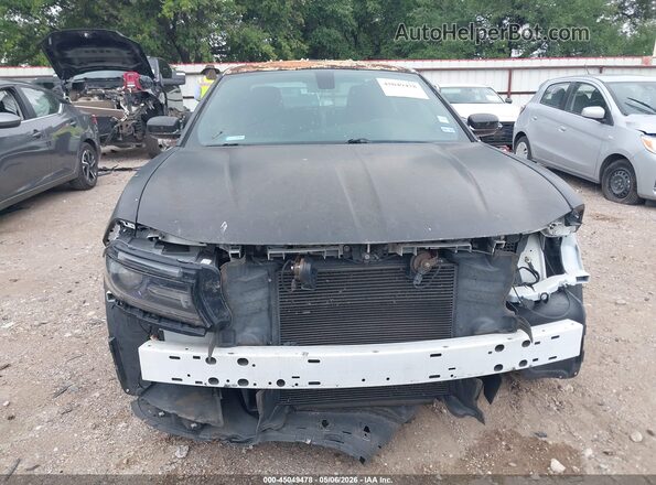 2C3CDXHG4GH227620 2016 DODGE CHARGER Black უკანა სალონის ხედი