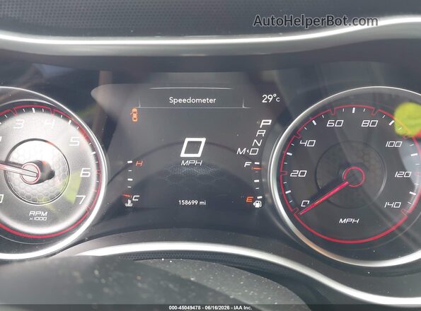 2C3CDXHG4GH227620 2016 DODGE CHARGER Black უკანა სავარძლების ხედი