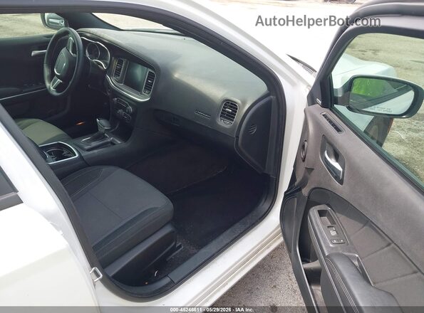 2C3CDXHG4GH335008 2016 DODGE CHARGER White Vista interior delantera