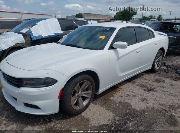 2C3CDXHG4GH335008 2016 DODGE CHARGER White Vista tres cuartos delantera izquierda