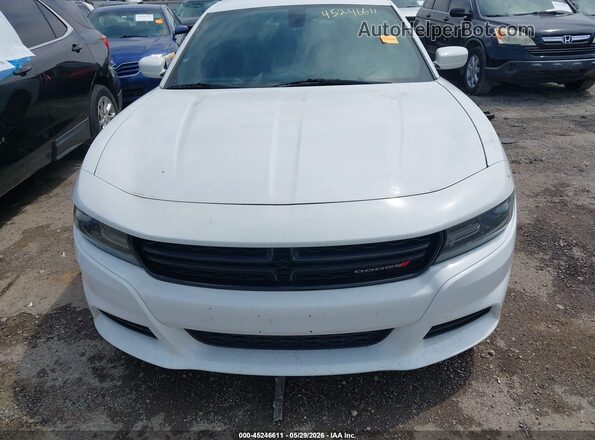 2C3CDXHG4GH335008 2016 DODGE CHARGER White Vista del cuadro de instrumentos