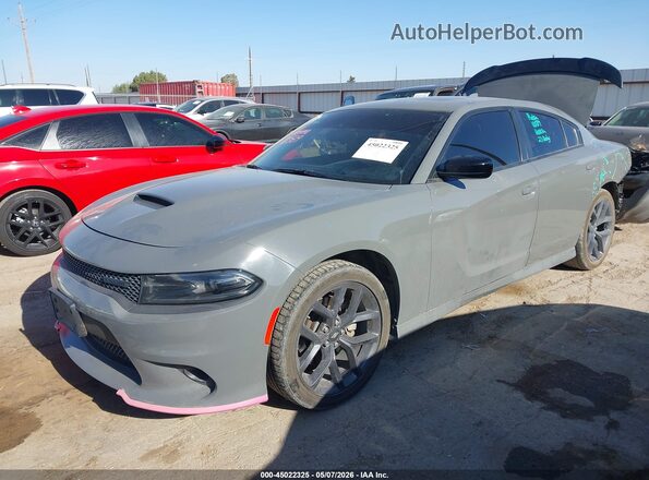 2C3CDXHG4PH643666 2023 DODGE CHARGER Gray Przód lewy