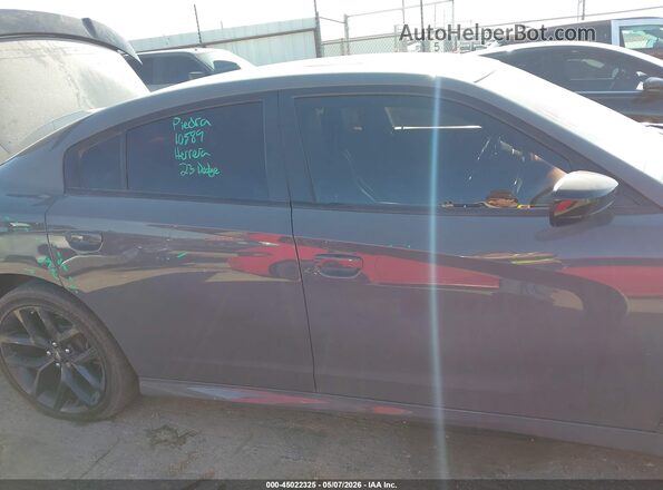 2C3CDXHG4PH643666 2023 DODGE CHARGER Gray Widok wnętrza 360 stopni