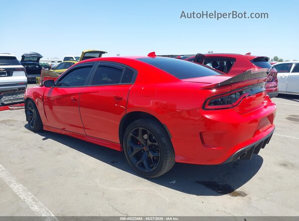 2C3CDXHG6KH678198 2019 DODGE CHARGER Red Tył lewy