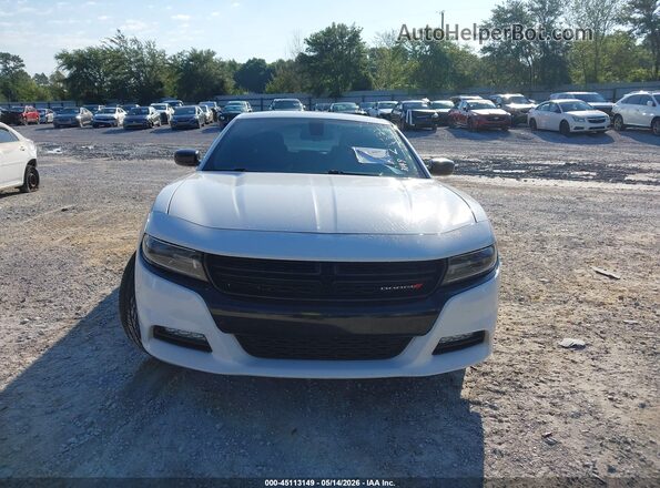 2C3CDXHG7JH139653 2018 DODGE CHARGER White Vista del cuadro de instrumentos
