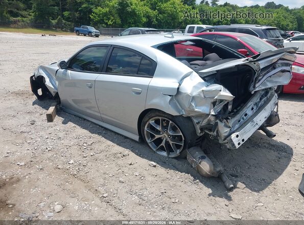 2C3CDXHG7LH160022 2020 DODGE CHARGER Gray Trasero izquierdo