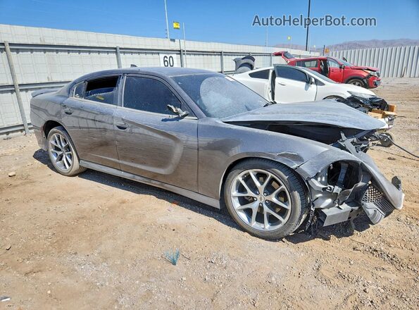 2C3CDXHG7LH187978 2020 DODGE CHARGER Gray Передня права чверть
