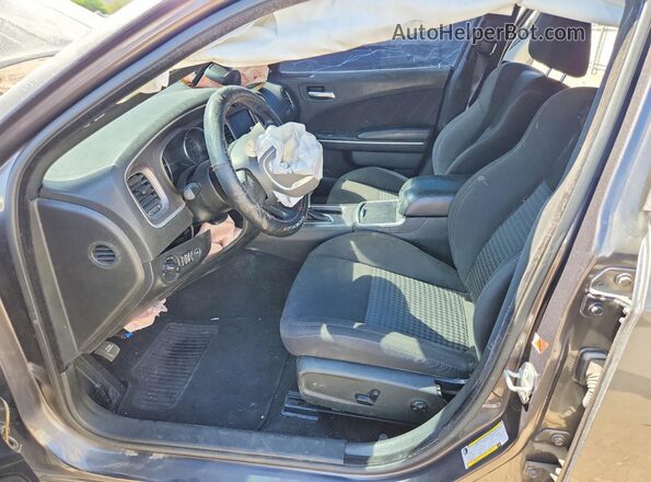 2C3CDXHG7LH187978 2020 DODGE CHARGER Gray Вид салону спереду