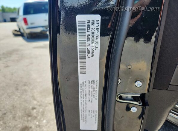 2C3CDXHG7PH518709 2023 DODGE CHARGER Черный Вид подкапотного пространства